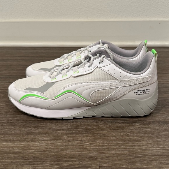 PUMA Mapf1 Speedfusion 2.0 Lace Up  Mens White Sneakers (30808102) Sz 12 - Picture 1 of 6